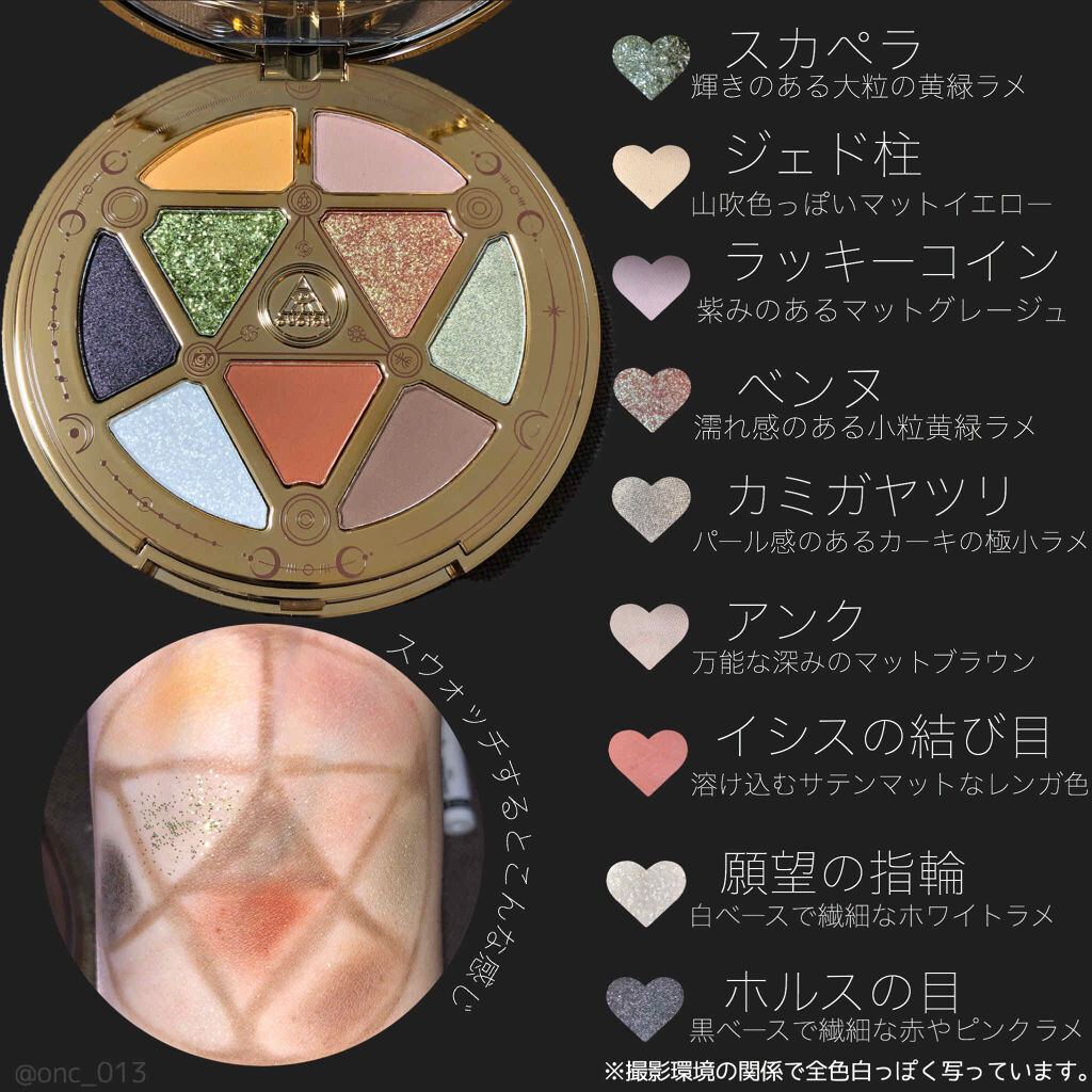 GODDESS 9 EYESHADOW/SUSISU/アイシャドウパレットを使ったクチコミ（2枚目）