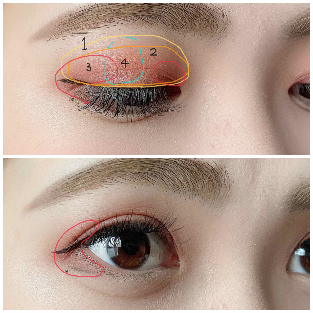 THE アイパレR/b idol/アイシャドウパレットを使ったクチコミ（2枚目）