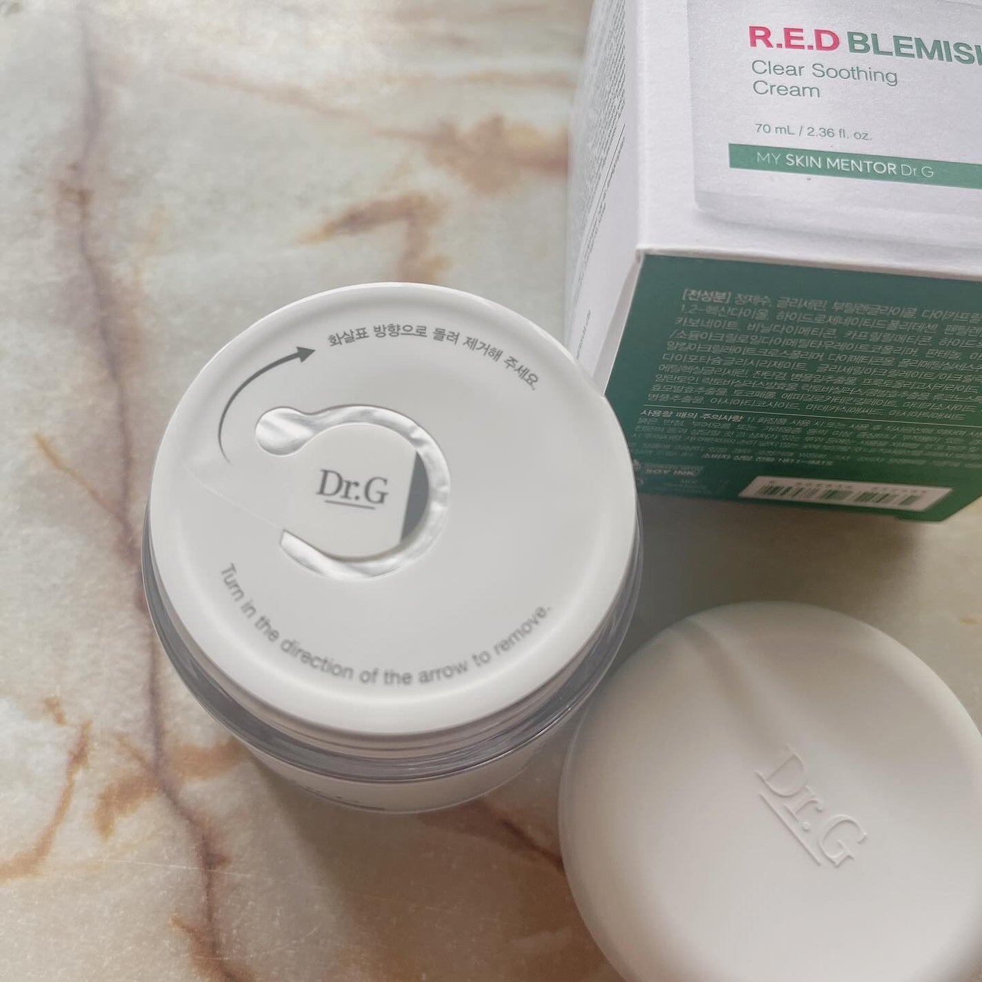 レッドブレミッシュ クリアスージングクリーム/Dr.G/フェイスクリームを使ったクチコミ(2枚目)