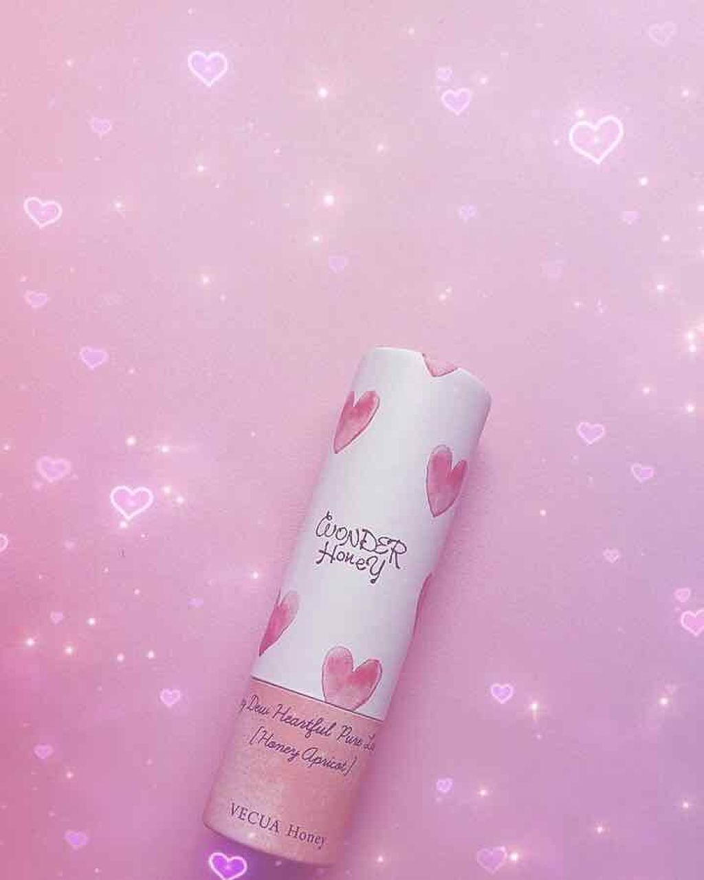 ワンダーハニー ハートフルなピュアリップ/VECUA Honey/口紅を使ったクチコミ（1枚目）