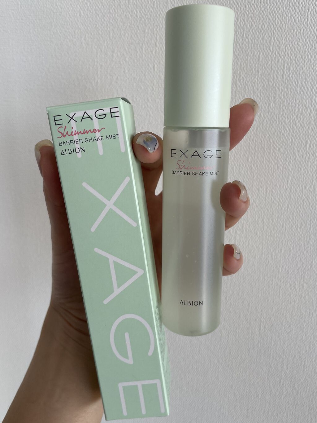 エクサージュシマー バリア シェイクミスト/ALBION/美容液を使ったクチコミ（2枚目）