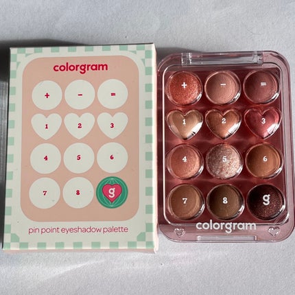 目元チュートリアルアイパレット/Colorgram/アイシャドウパレットを使ったクチコミ(2枚目)