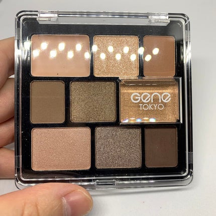 リラクシーアイシャドウ/GENE TOKYO/アイシャドウパレットを使ったクチコミ(2枚目)