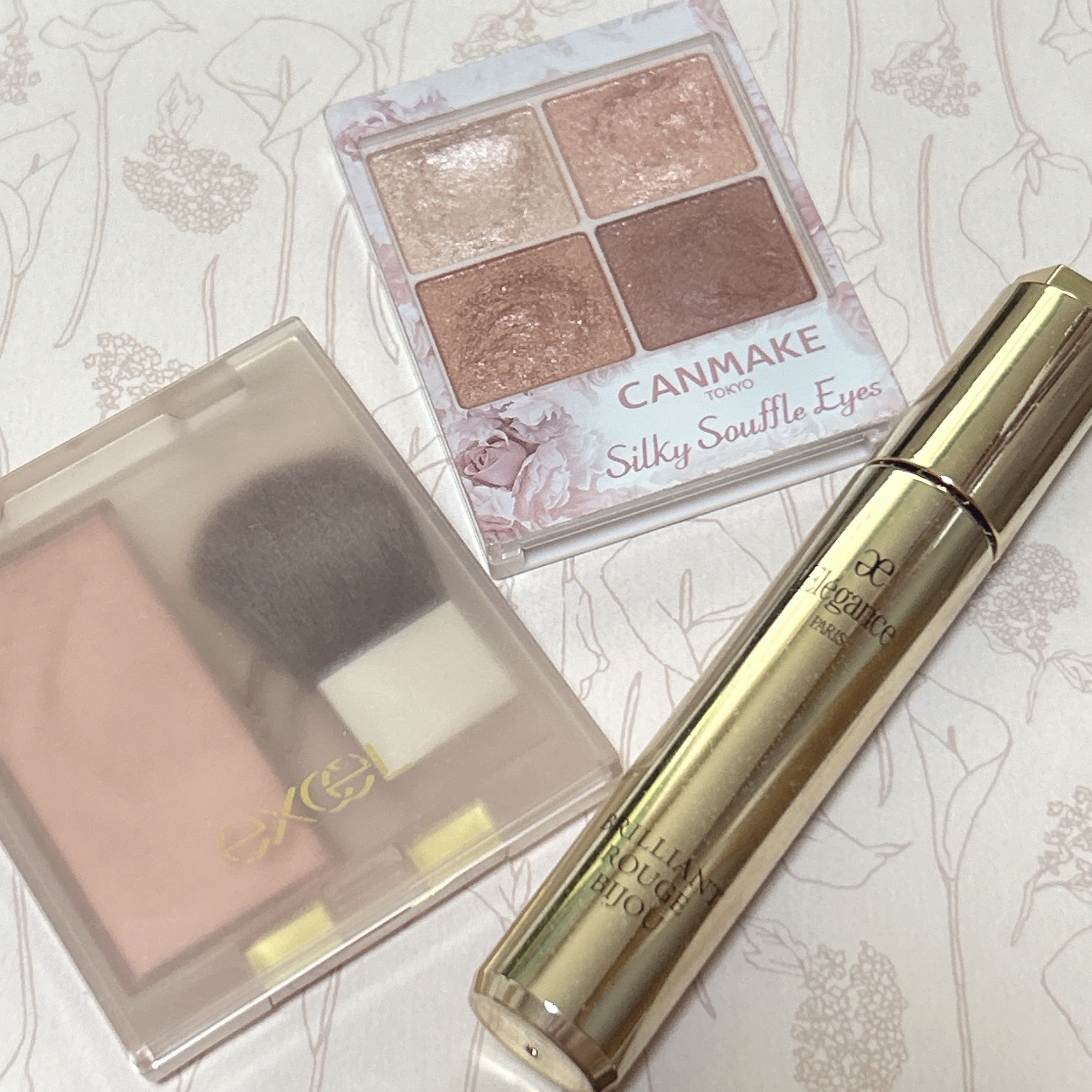 シームレストーン ブラッシュ/excel/パウダーチークを使ったクチコミ（1枚目）