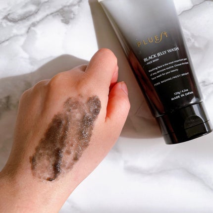 BLACK JELLY WASH(ブラックジェリーウォッシュ)/PLUEST/その他洗顔料を使ったクチコミ(4枚目)