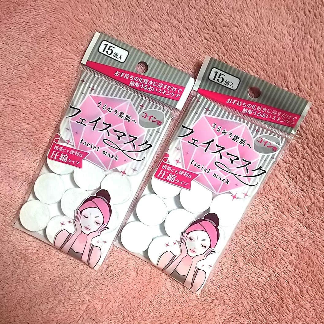 コイン型フェイスマスク/セリア/その他スキンケアグッズを使ったクチコミ（1枚目）