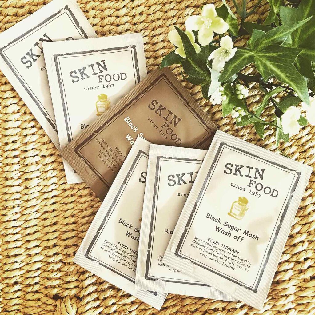 ブラックシュガーマスク ウォッシュオフ/SKINFOOD/洗い流すパック・マスクを使ったクチコミ(1枚目)