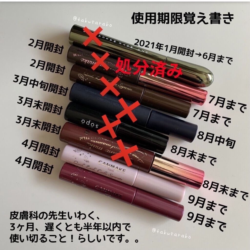 クイックラッシュカーラー/キャンメイク/マスカラ下地を使ったクチコミ（1枚目）