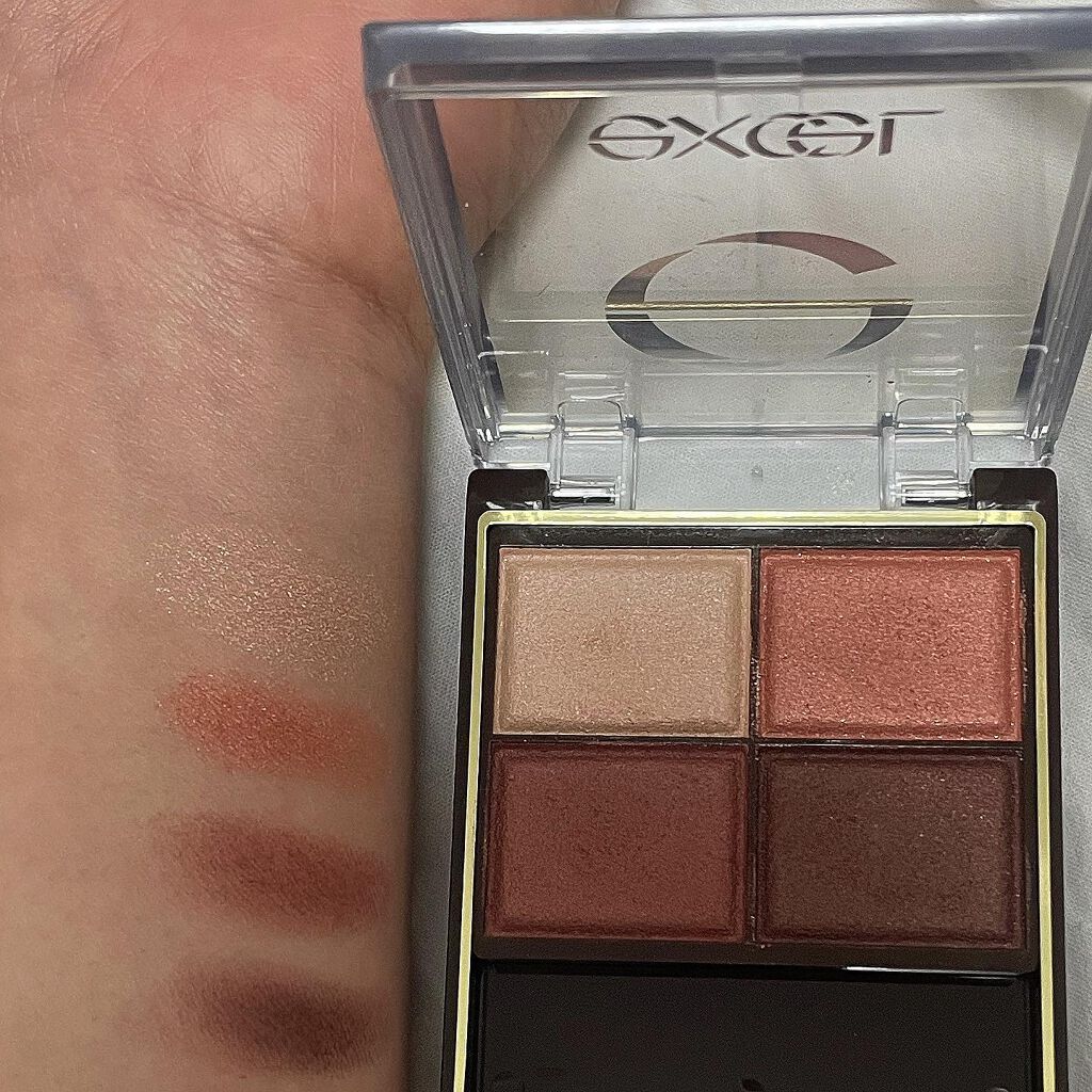 スキニーリッチシャドウ/excel/アイシャドウパレットを使ったクチコミ（2枚目）