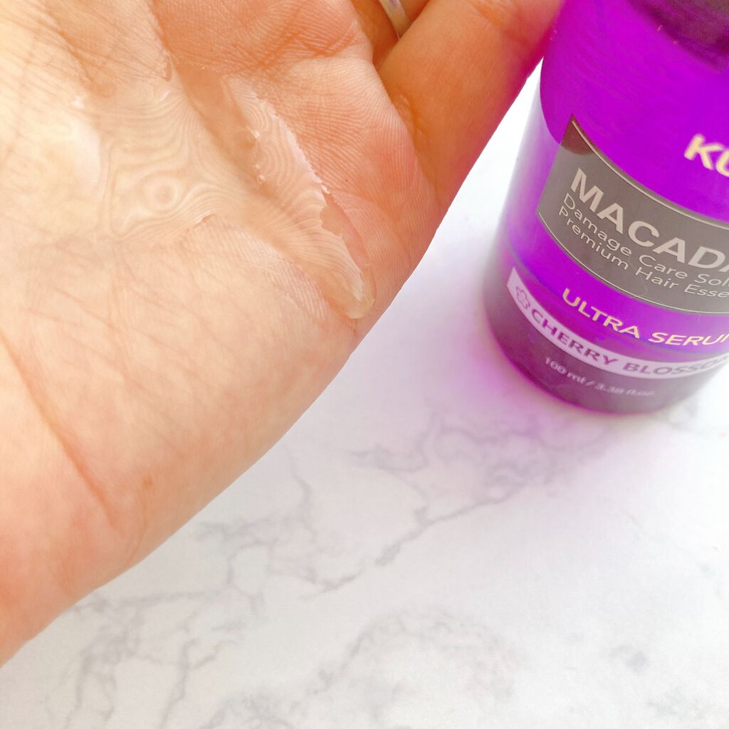 クンダル マカダミア ウルトラヘアセラム  クリーンソープ(Clean Soap)/KUNDAL/ヘアオイルを使ったクチコミ（3枚目）