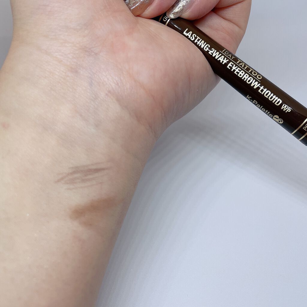ラスティングツーウェイアイブロウリキッドWP/K-パレット/リキッドアイブロウを使ったクチコミ(2枚目)