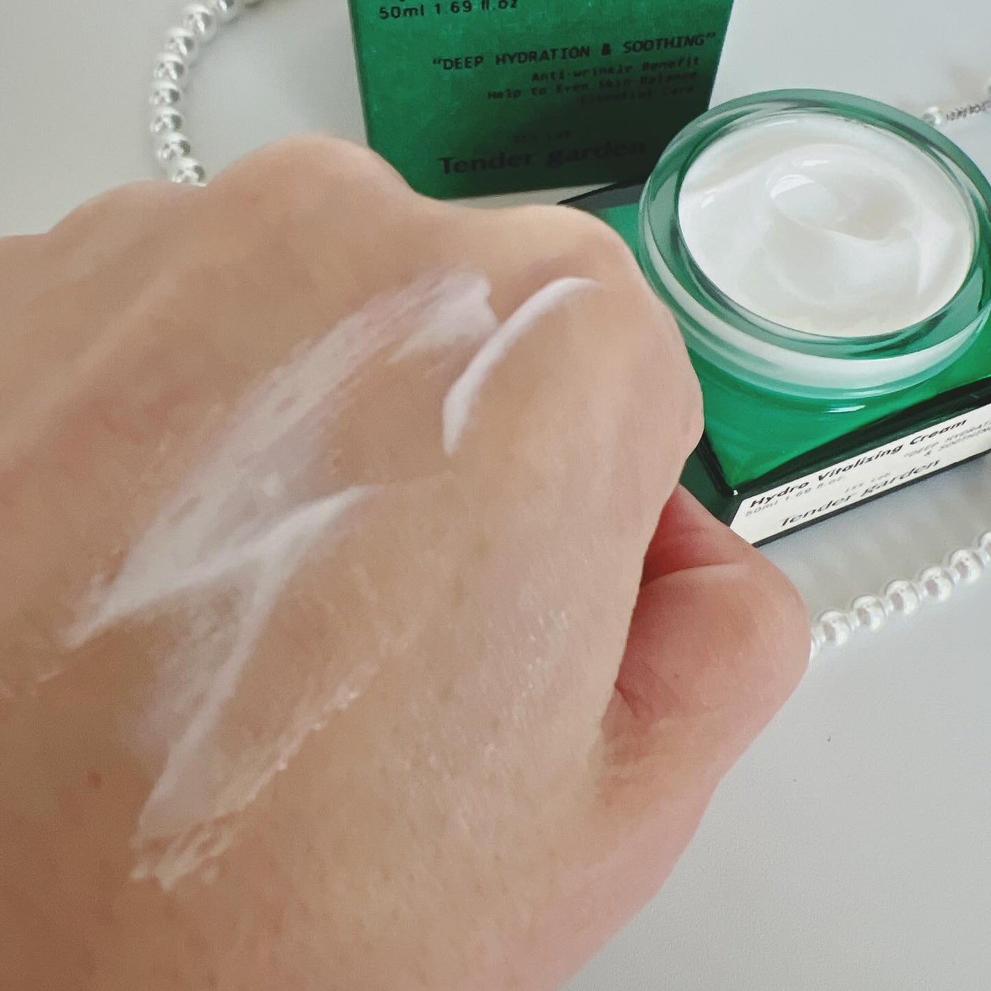 ハイドロバイタライジングクリーム/Tender garden/フェイスクリームを使ったクチコミ(4枚目)