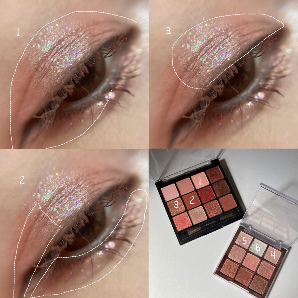 シャドウパレット/dasique/アイシャドウパレットを使ったクチコミ（2枚目）