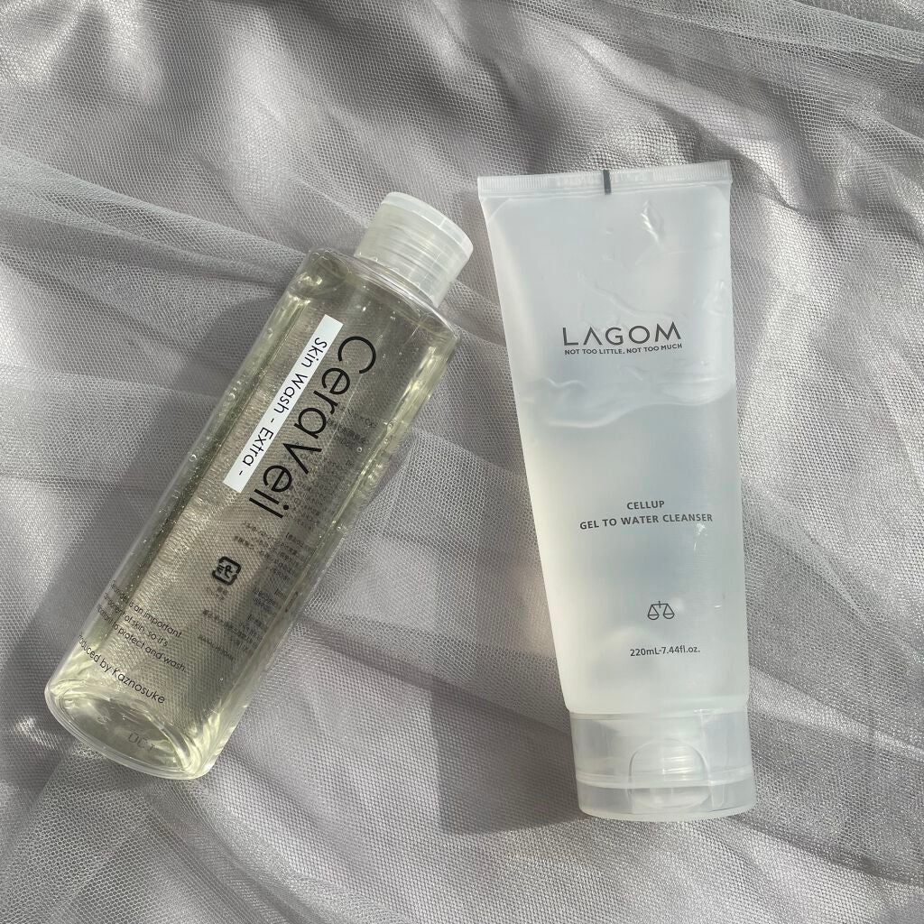 ラゴム ジェルトゥウォーター クレンザー(朝用洗顔)/LAGOM /その他洗顔料を使ったクチコミ(2枚目)