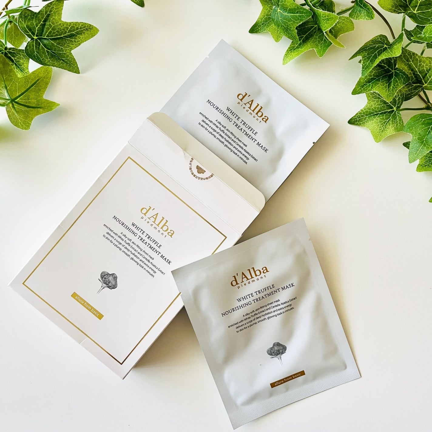 ホワイトトリュフナリシングトリートメントマスク/ダルバ/シートマスク・パックを使ったクチコミ(1枚目)
