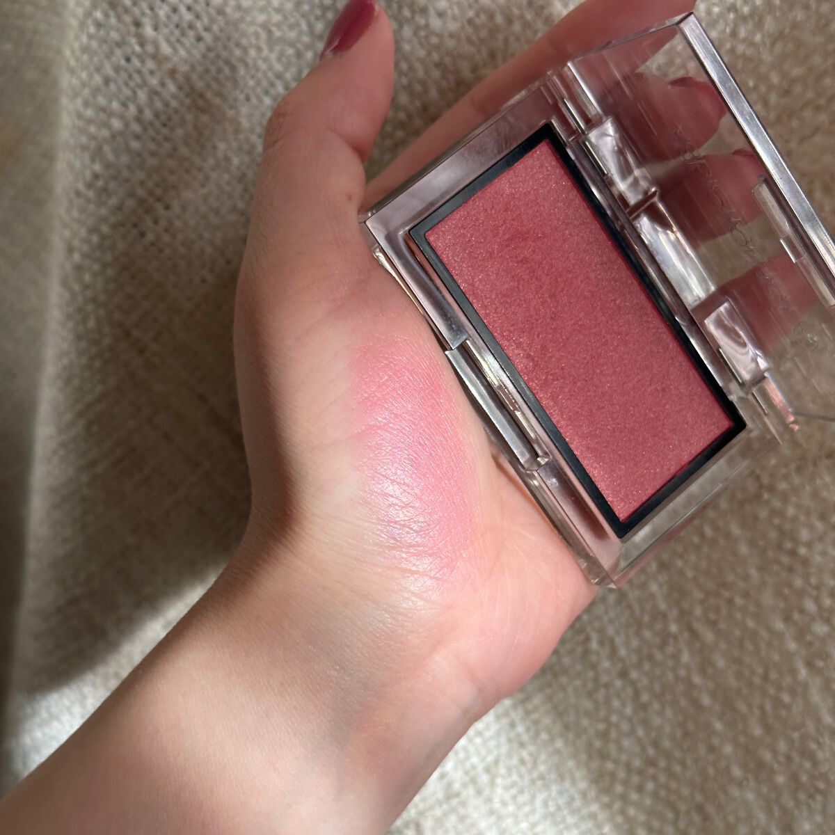 アディクション ザ ブラッシュ パール 006P So Emotional/ADDICTION/パウダーチークを使ったクチコミ（1枚目）