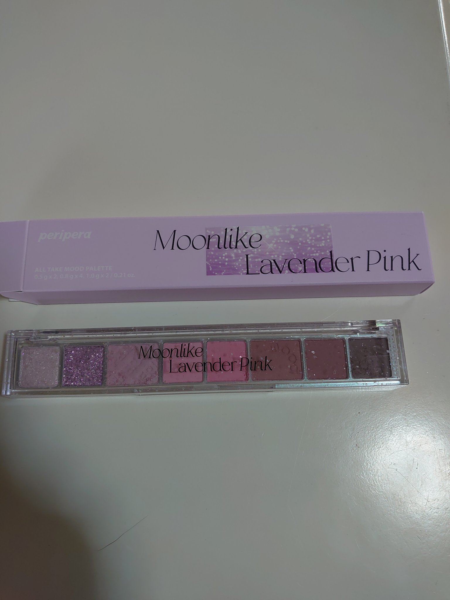 オール テイク ムード パレット(24AD) 【旧】09 MOONLIKE LAVENDER PINK/PERIPERA/アイシャドウパレットを使ったクチコミ（1枚目）