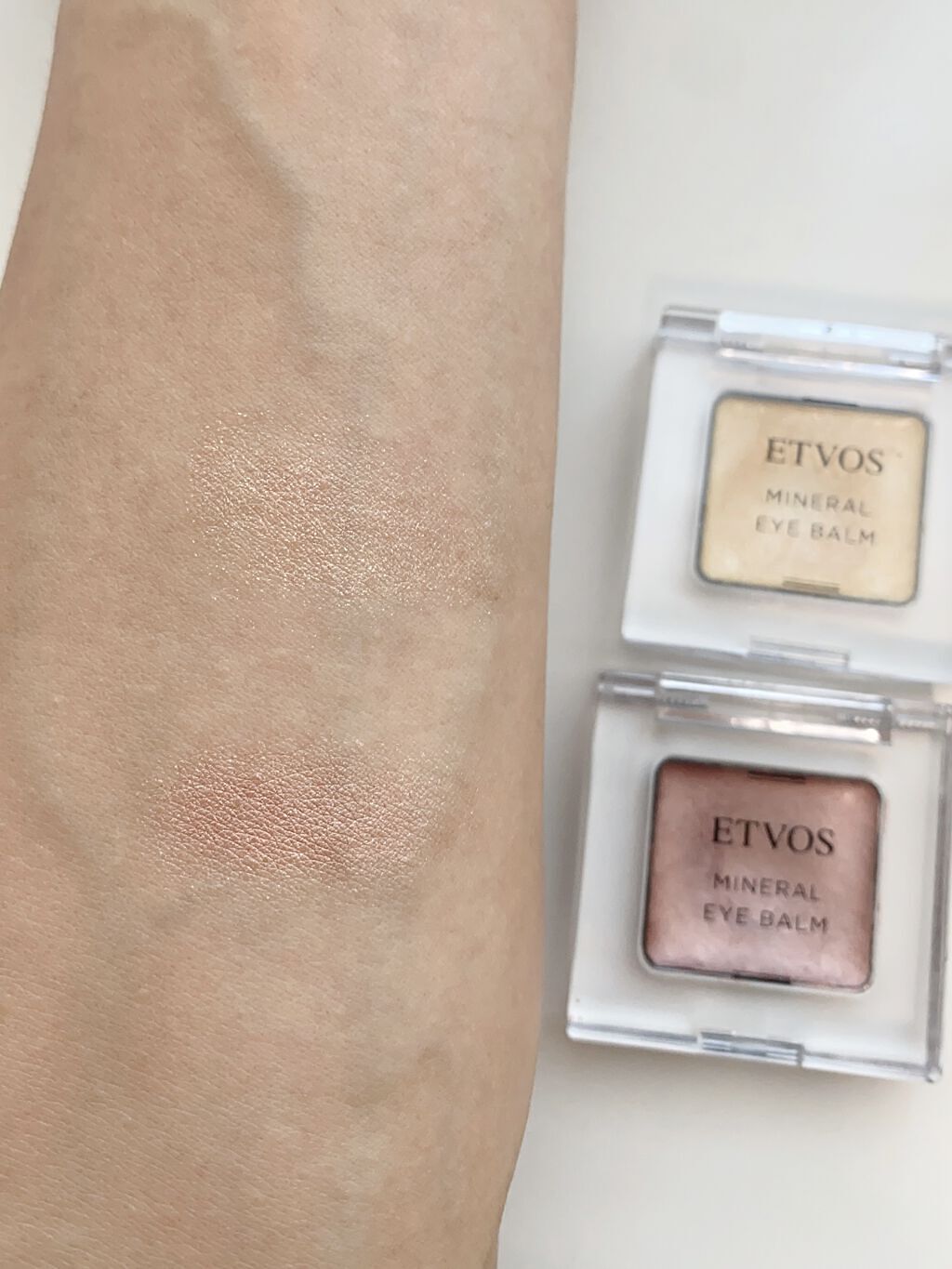 ミネラルアイバーム レモネードイエロー/エトヴォス/ジェル・クリームアイシャドウを使ったクチコミ（2枚目）