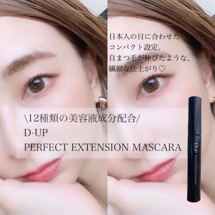 パーフェクトエクステンション マスカラ/D-UP/マスカラを使ったクチコミ(1枚目)