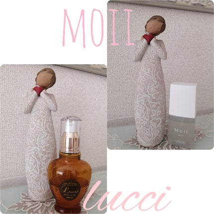 mimi on LIPS 「どちらもオイルですルッチは、ドライ前の洗い流さないトリートメン..」(1枚目)