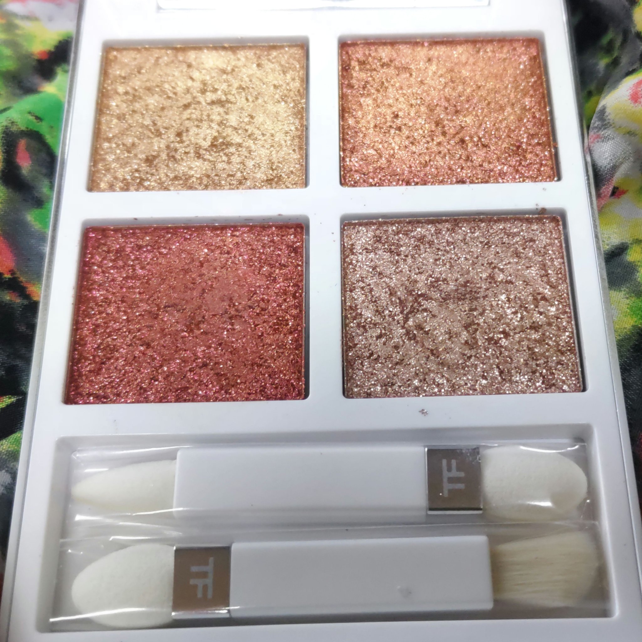 アイ カラー クォード エクストリーム X2 ラバ ラスター/TOM FORD BEAUTY/アイシャドウパレットを使ったクチコミ（1枚目）