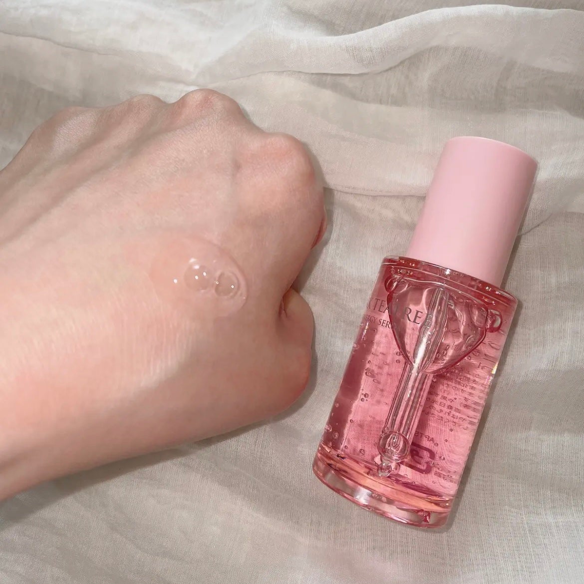 ピンクティーツリーシナジーセラム/APLIN/美容液を使ったクチコミ(4枚目)