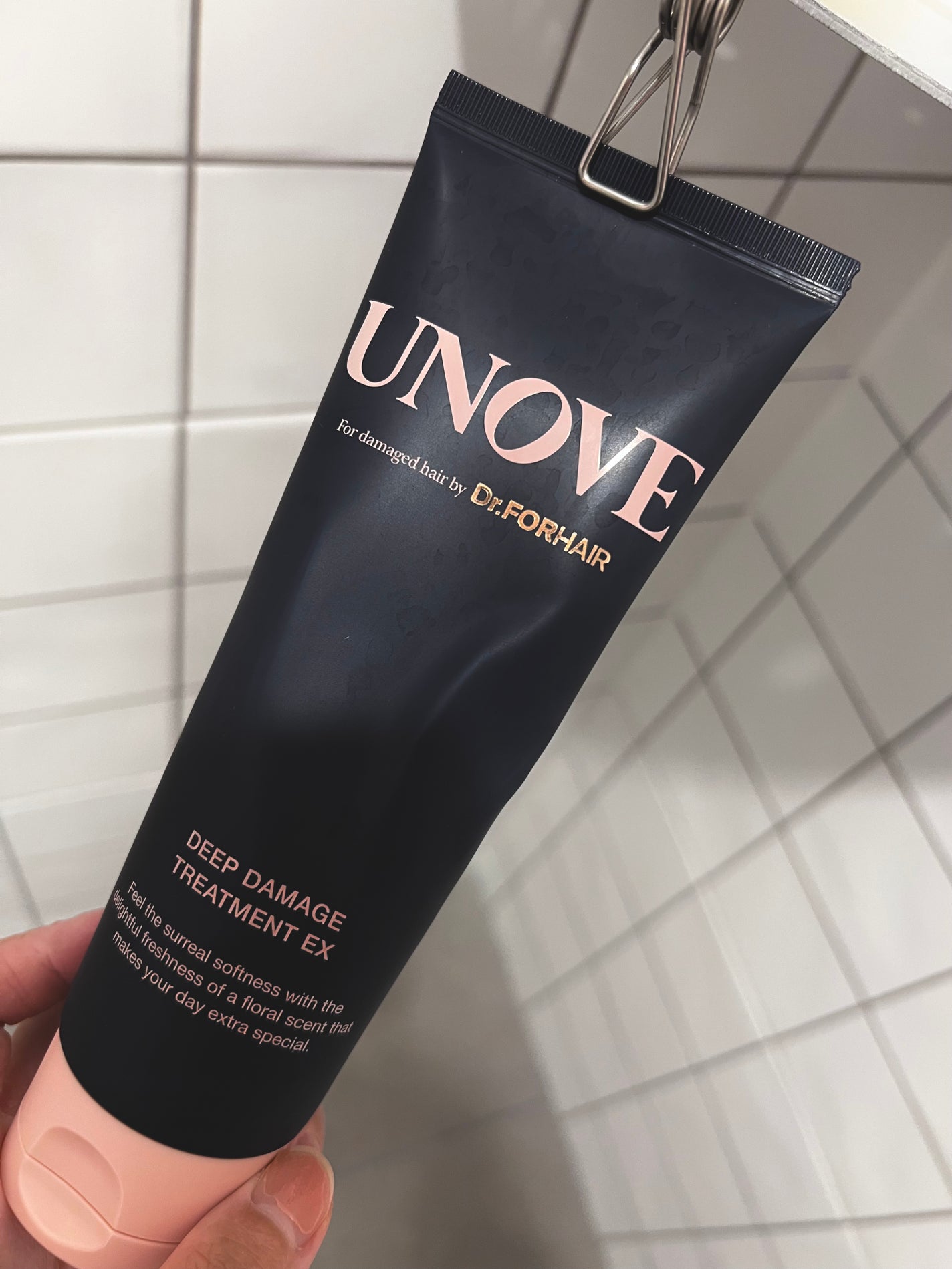 ディープダメージトリートメントEX/UNOVE/洗い流すヘアトリートメントを使ったクチコミ(1枚目)