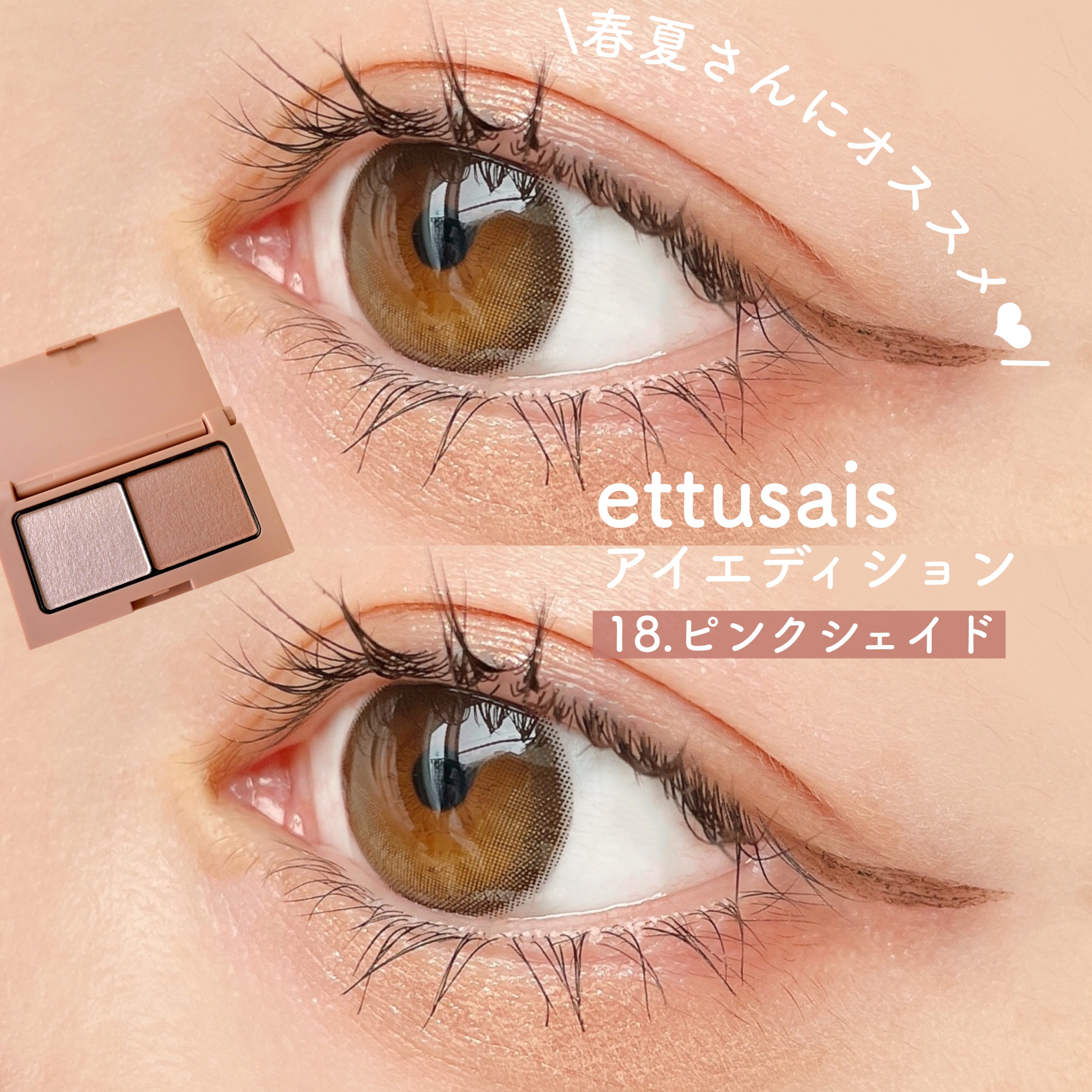 エテュセ アイエディション(カラーパレット)/ettusais/アイシャドウパレットを使ったクチコミ（1枚目）