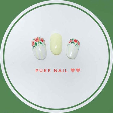 赤薔薇❤︎うすい黄色 ネイルチップ/PUKE NAIL/ネイルチップ・パーツを使ったクチコミ（4枚目）