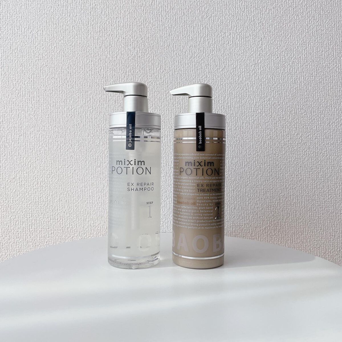 リペアシャンプー/ヘアトリートメント/mixim POTION/シャンプー・コンディショナーを使ったクチコミ（1枚目）