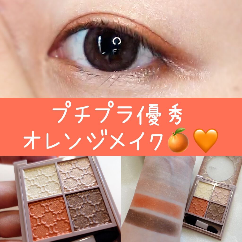 グロッシーリッチ アイズ N OR-2 ブラウニッシュオレンジ系/Visée/アイシャドウパレットを使ったクチコミ（1枚目）