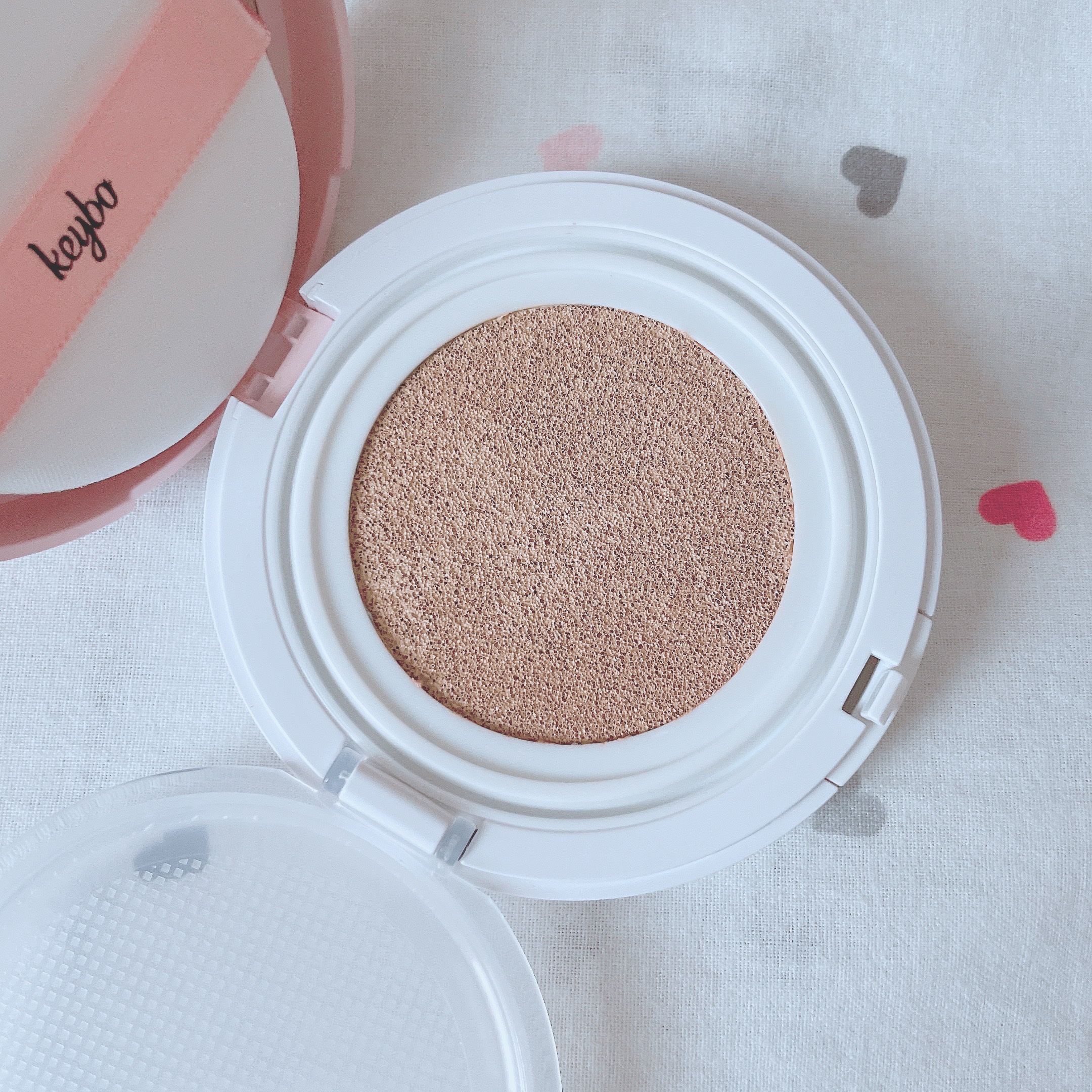 F5 リフレッシュクッション/keybo/クッションファンデーションを使ったクチコミ（3枚目）