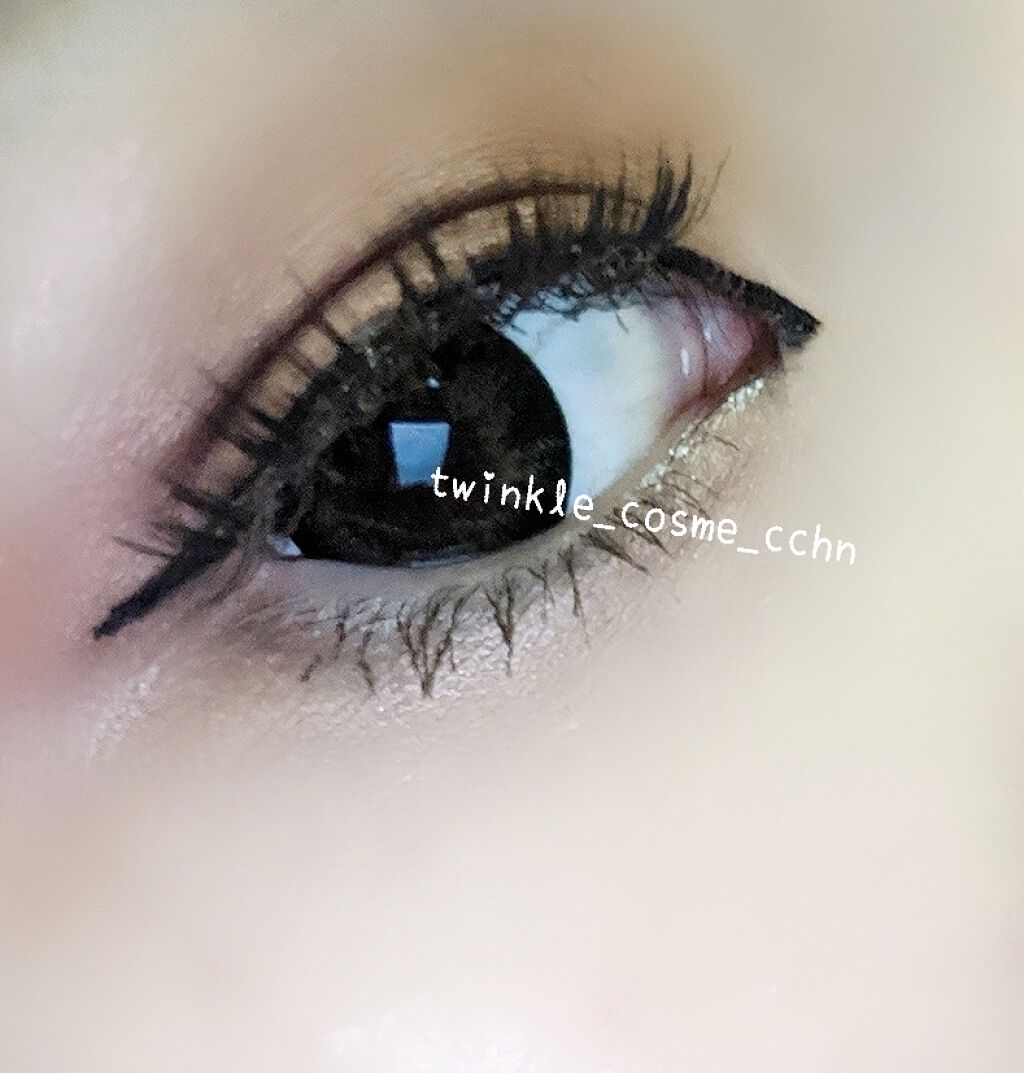 リキッドアイライナー ウォータープルーフ スーパーブラック/ドーリーウインク/リキッドアイライナーを使ったクチコミ(2枚目)