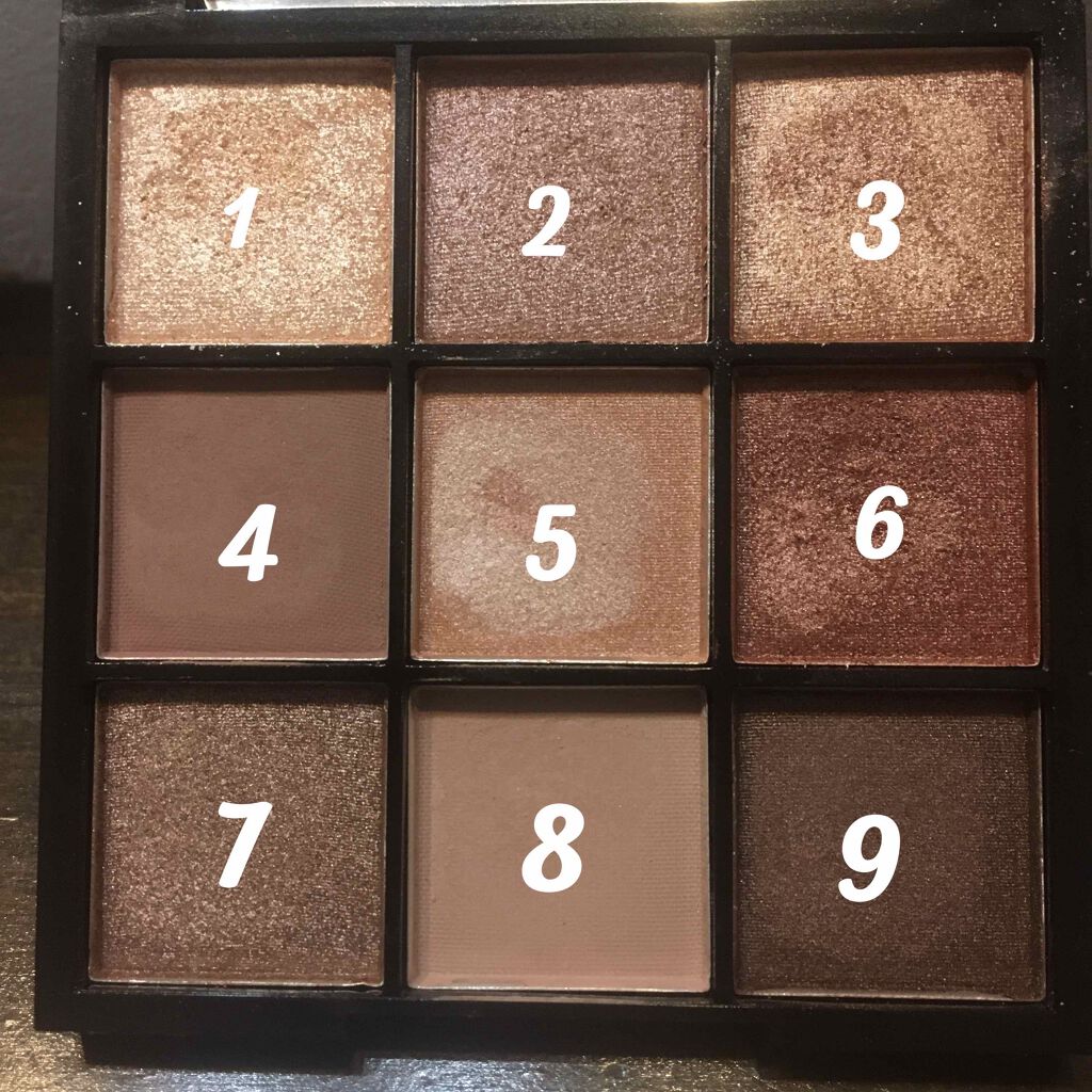 UR GLAM　BLOOMING EYE COLOR PALETTE/U R GLAM/アイシャドウパレットを使ったクチコミ（2枚目）