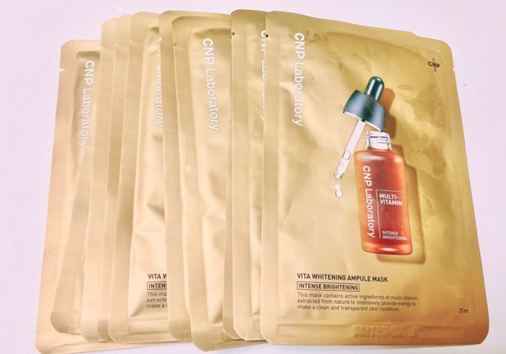 ビタホワイトニングアンプルマスク/CNP Laboratory/シートマスク・パックを使ったクチコミ(1枚目)