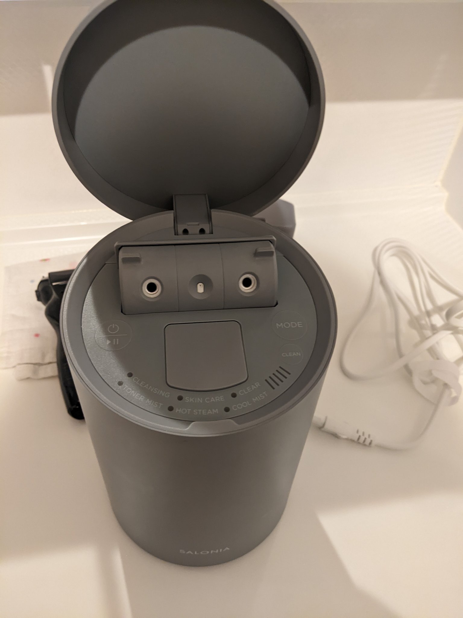 ピュアブライトスチーマー/SALONIA/美顔器・マッサージを使ったクチコミ（1枚目）