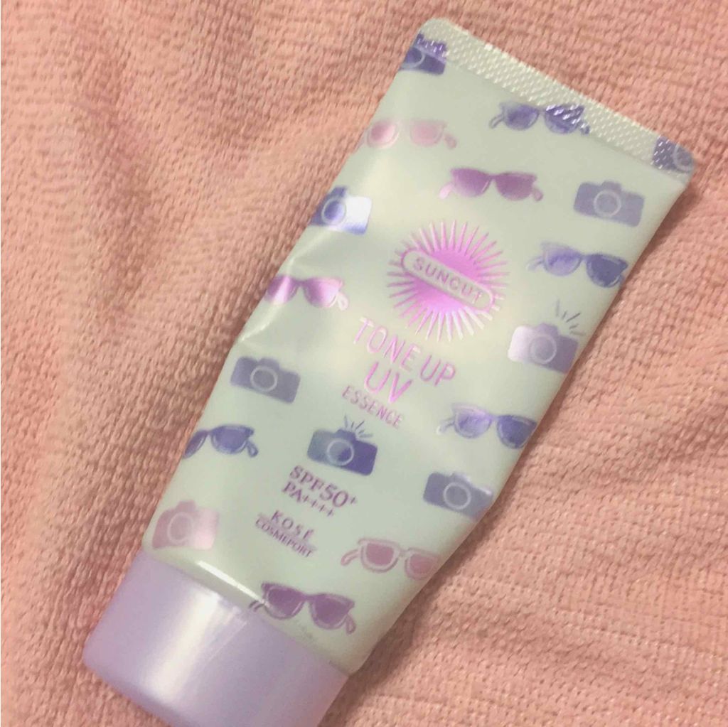 トーンアップUV エッセンス/サンカット®/日焼け止めローションを使ったクチコミ(1枚目)