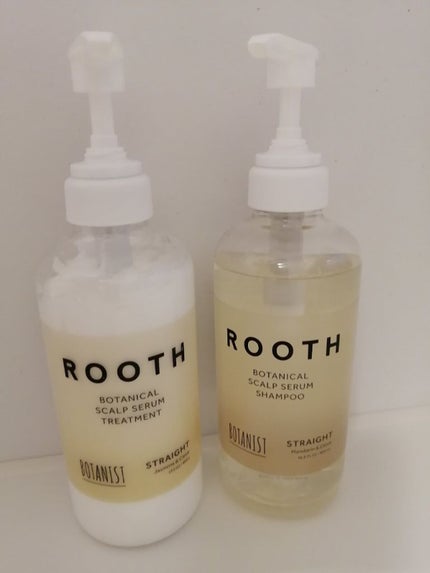 ルース ボタニカルスカルプセラム シャンプー・トリートメント(ストレート)/BOTANIST/市販シャンプーを使ったクチコミ(1枚目)
