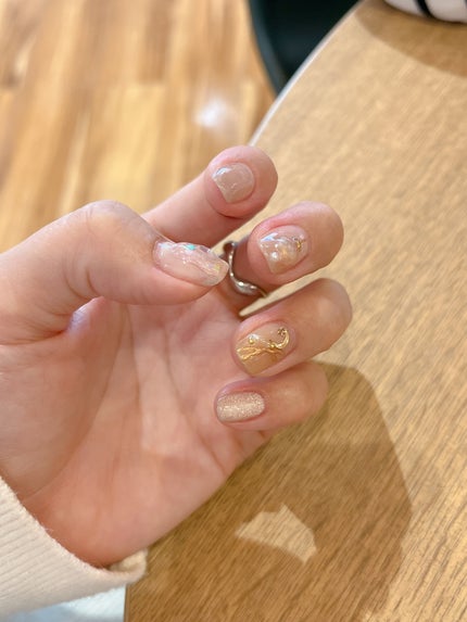 あめ🍬イエベのそばかすママ on LIPS 「9月から始めたセルフジェルネイル💅🏻
今までやったデザインまと..」(9枚目)