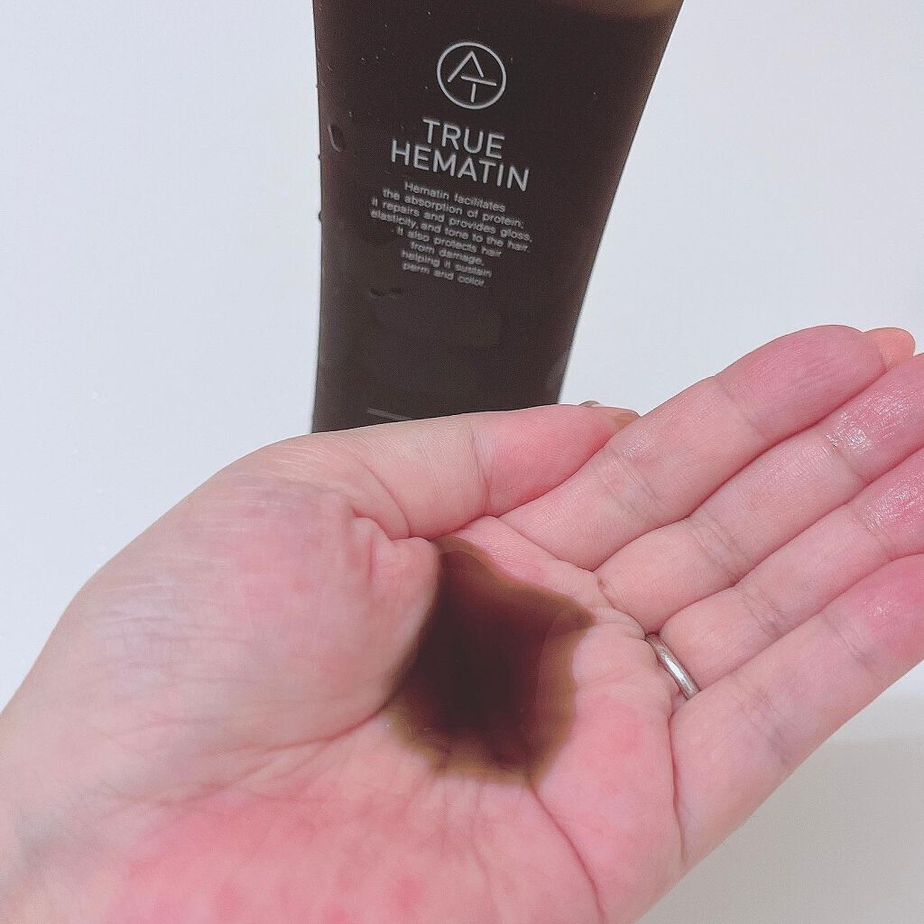 トゥルーヘマチン/AT(アット)/洗い流すヘアトリートメントを使ったクチコミ（3枚目）