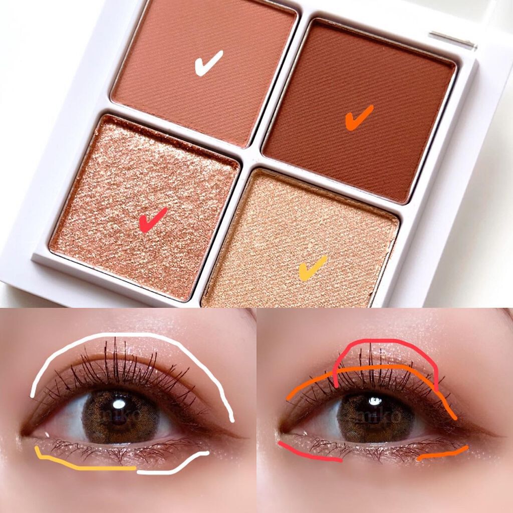 THE アイパレR/b idol/アイシャドウパレットを使ったクチコミ(3枚目)