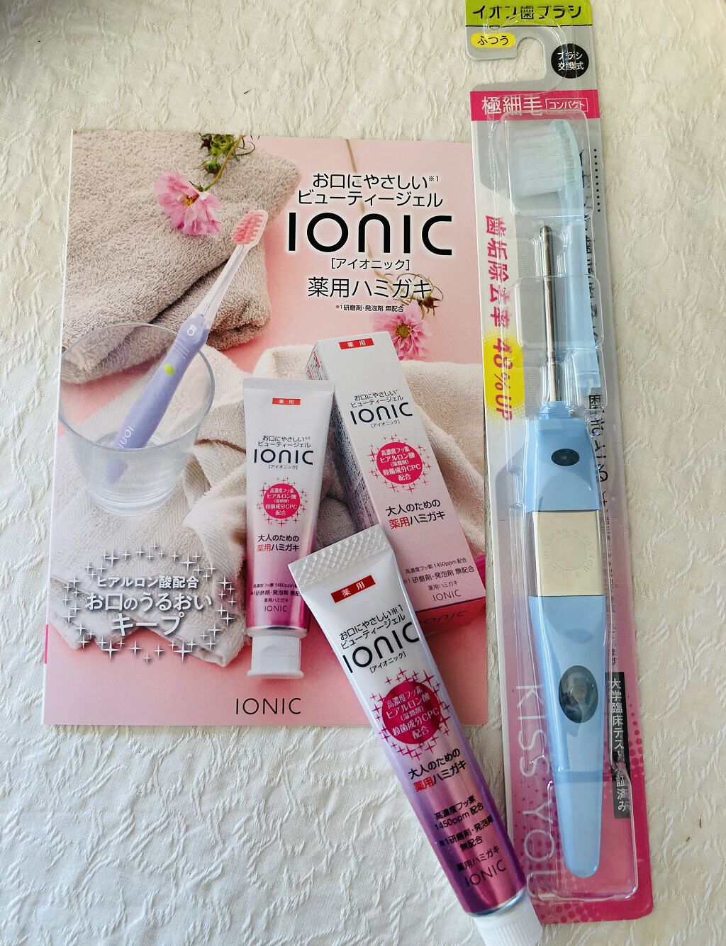 イオン歯ブラシ ionic(アイオニック) 極細薄型コンパクト 本体 ふつう　/アイオニック/歯ブラシを使ったクチコミ（1枚目）