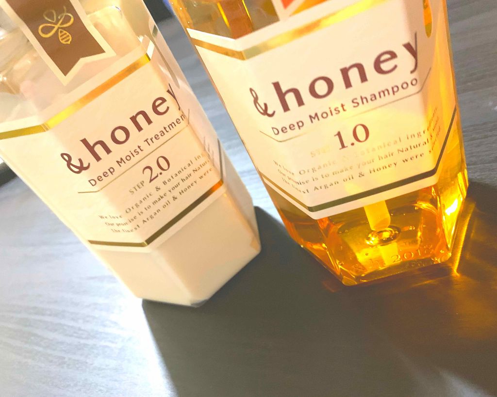 ディープモイスト シャンプー1.0／ヘアトリートメント2.0/&honey/市販シャンプーを使ったクチコミ（2枚目）