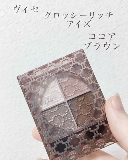 グロッシーリッチ アイズ/Visée/アイシャドウパレットを使ったクチコミ(1枚目)