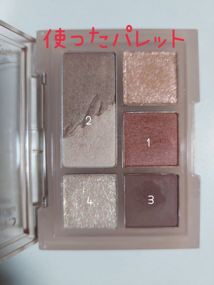プロ アイパレット ミニ/CLIO/アイシャドウパレットを使ったクチコミ(2枚目)