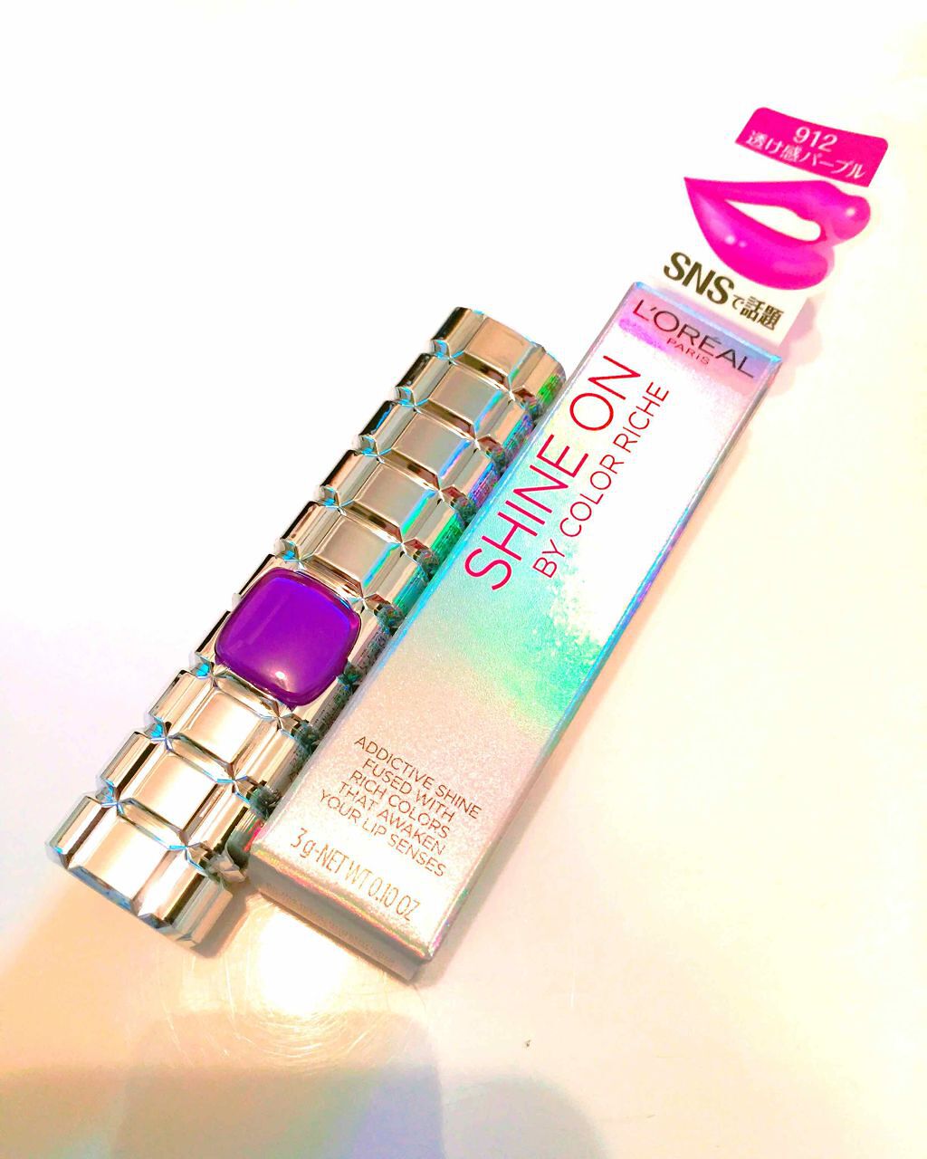 シャインオン/ロレアル パリ/口紅を使ったクチコミ（1枚目）