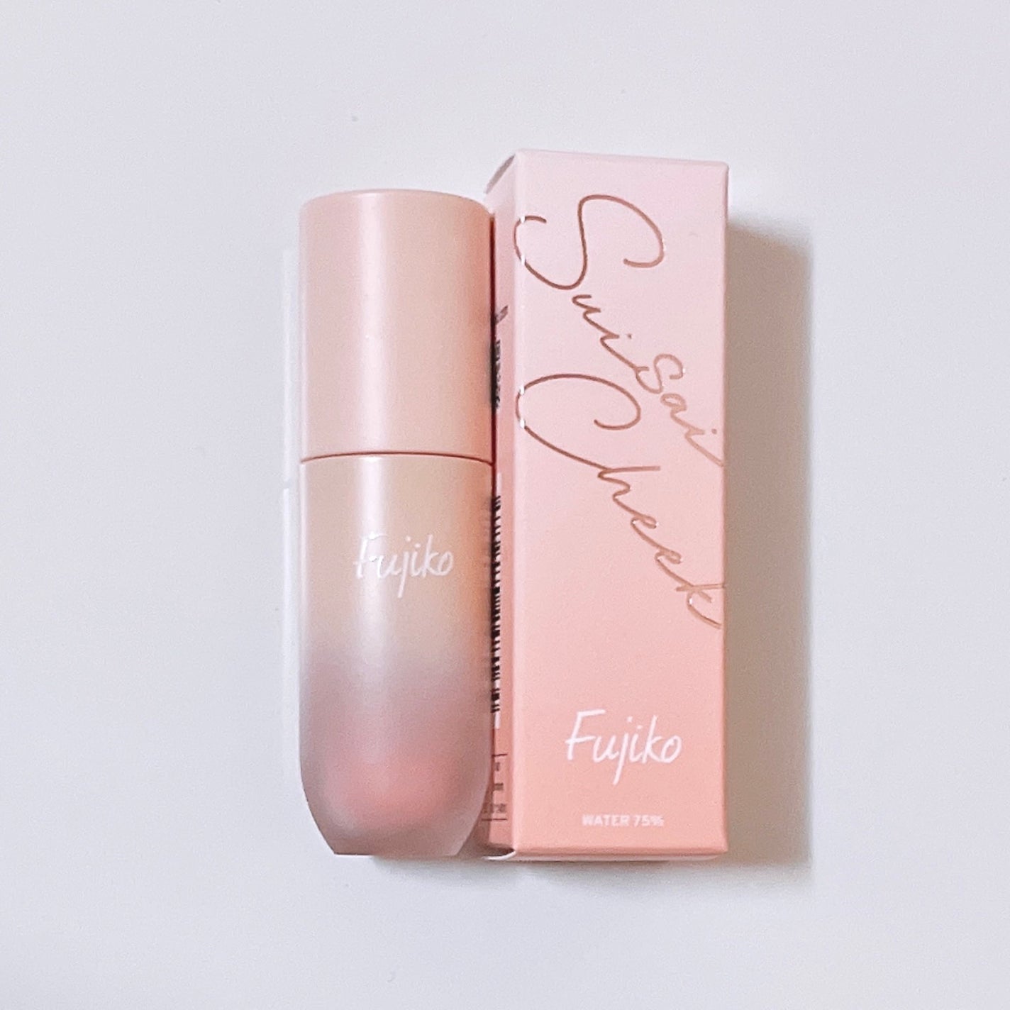 ⽔彩チーク/Fujiko/リキッドチークを使ったクチコミ(1枚目)