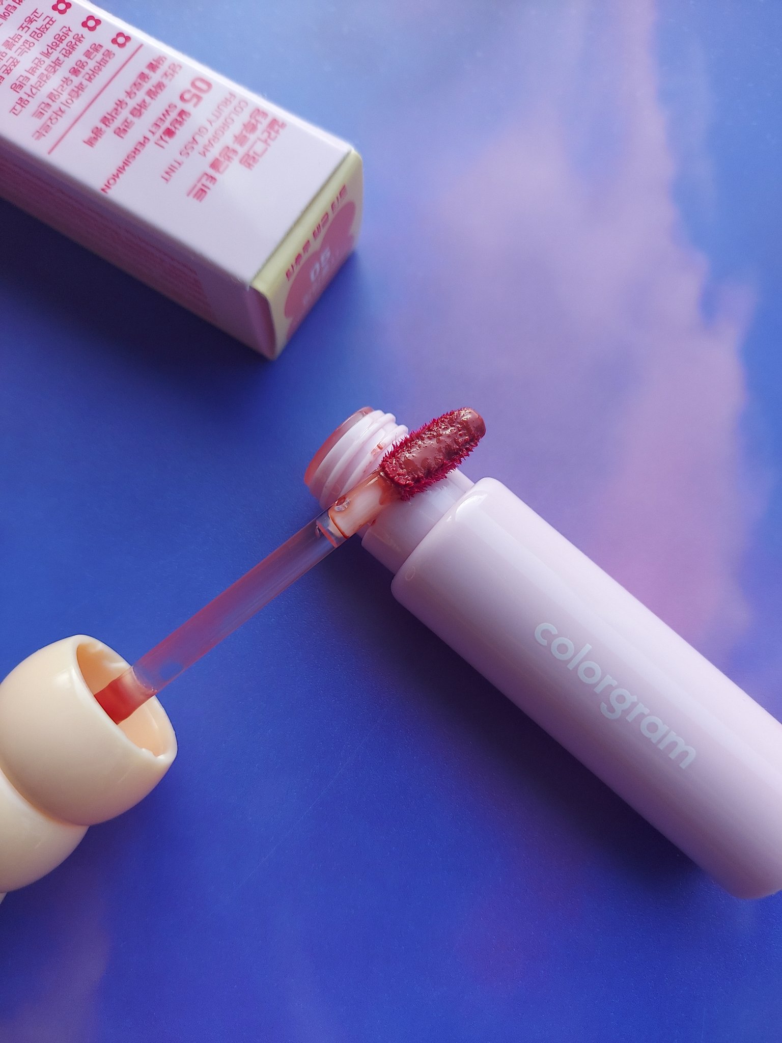 タンフルグラスティント/Colorgram/リップティントを使ったクチコミ（2枚目）