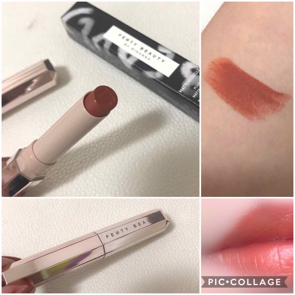 FENTY BEAUTY BY RIHANNA Mattemoiselle Plush Matte Lipstick/FENTY BEAUTY BY RIHANNA/口紅を使ったクチコミ(1枚目)