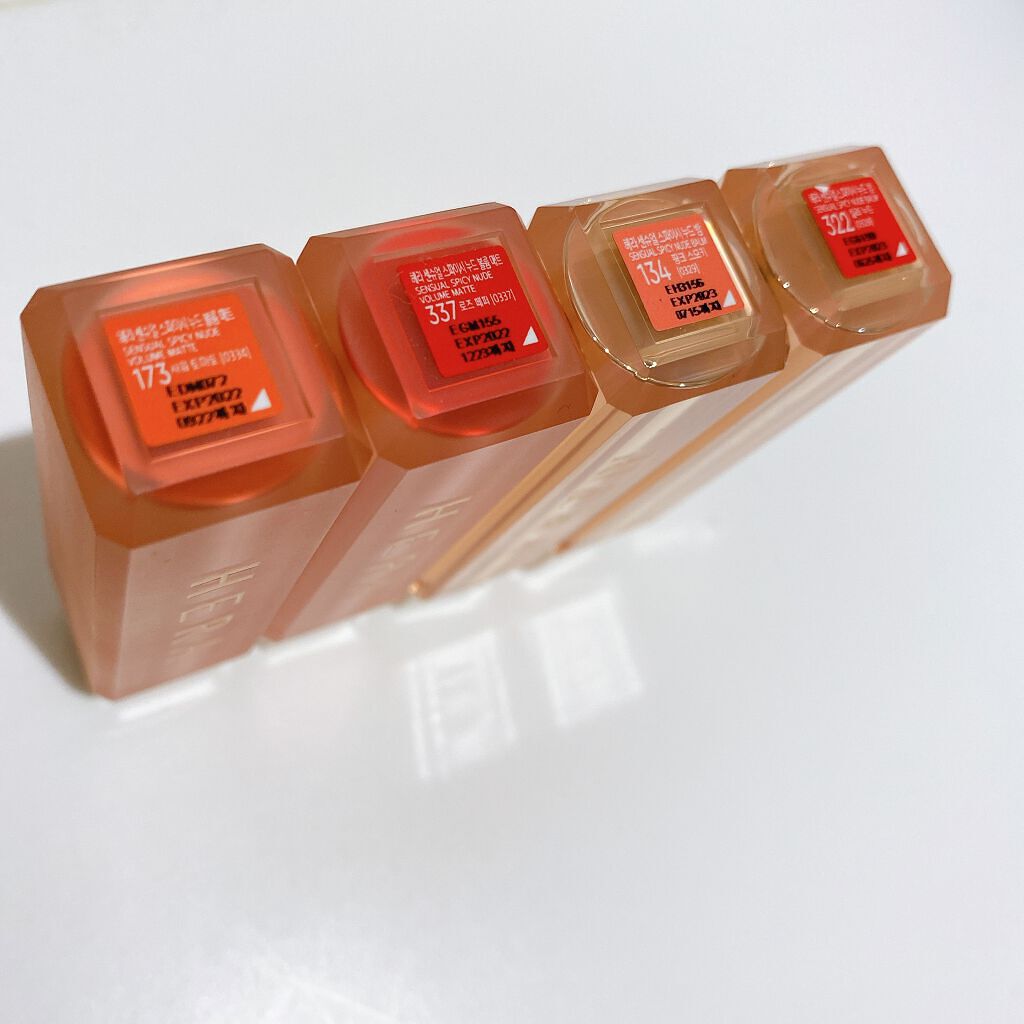 センシュアルスパイシーヌードバーム/HERA/口紅を使ったクチコミ(4枚目)